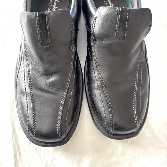 NWOT Clarks Gessler Step Black Leather Loafers Extreme comfort SZ 11 M main image 4